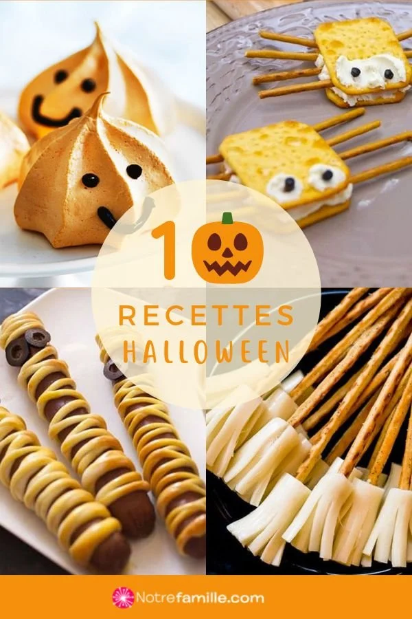 Recettes d'Halloween pour enfants avec des plats amusants et délicieux