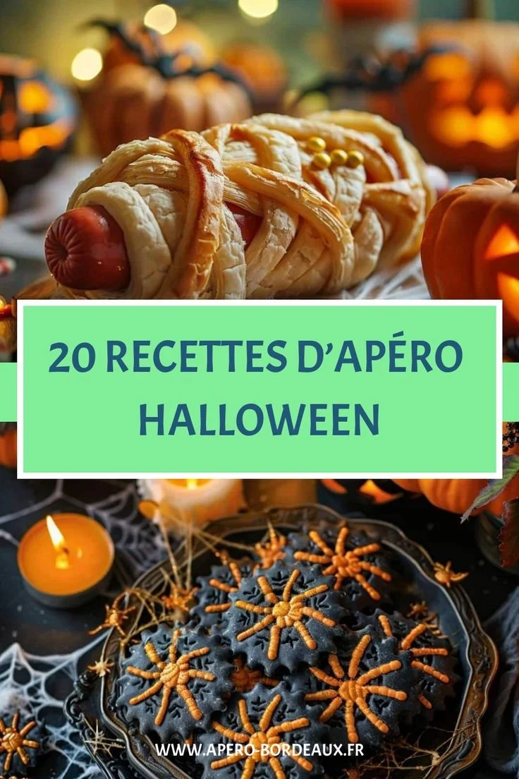 Recettes savoureuses d'Apéro Halloween pour une soirée mémorable.