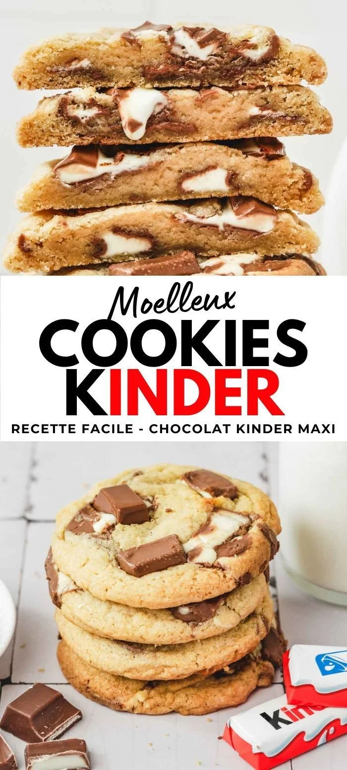 Recette de Cookie Kinder Maxi facile et gourmande à réaliser chez soi