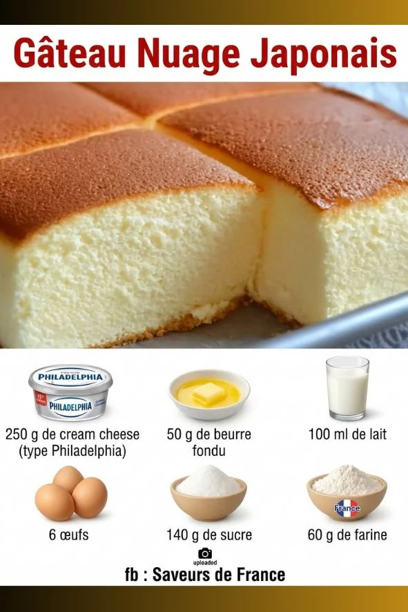Gâteau Nuage Japonais léger et aérien, un délice sucré au Japon