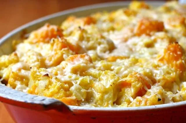Gratin de Butternut au Curry savoureux et réconfortant