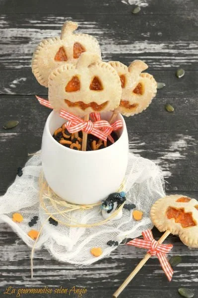 Halloween pop tart vegan décoré aux couleurs festives