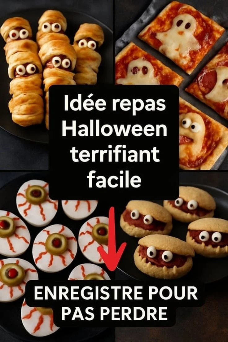 Idées de repas Halloween terrifiants faciles à préparer pour vos invités.