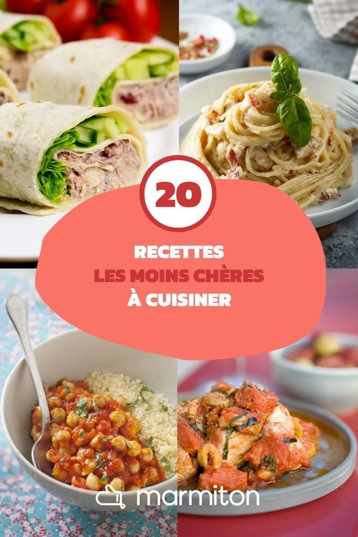 Recettes moins chères pour cuisiner des plats savoureux et économiques