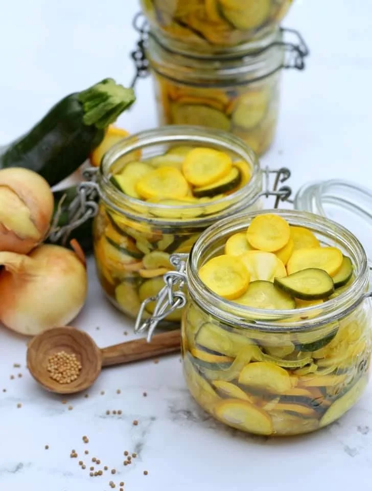 Recette de pickles de courgette aigre-doux pour bento bio
