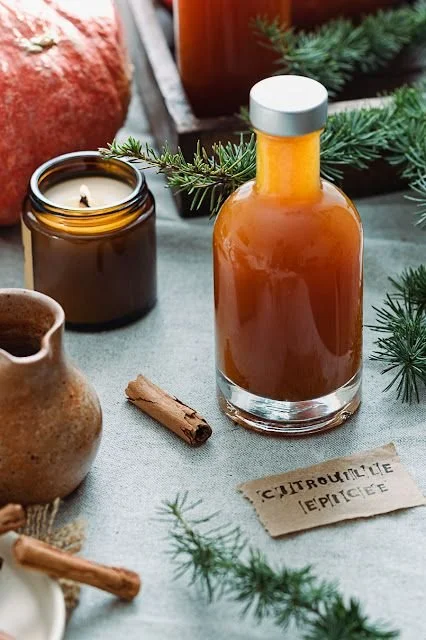 Sirop de citrouille épicé pour latte, saveur automnale de pumpkin spice