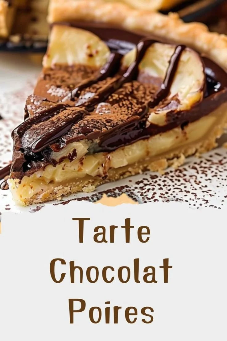 Recette de tarte chocolat-poires, un gâteau facile et rapide à faire