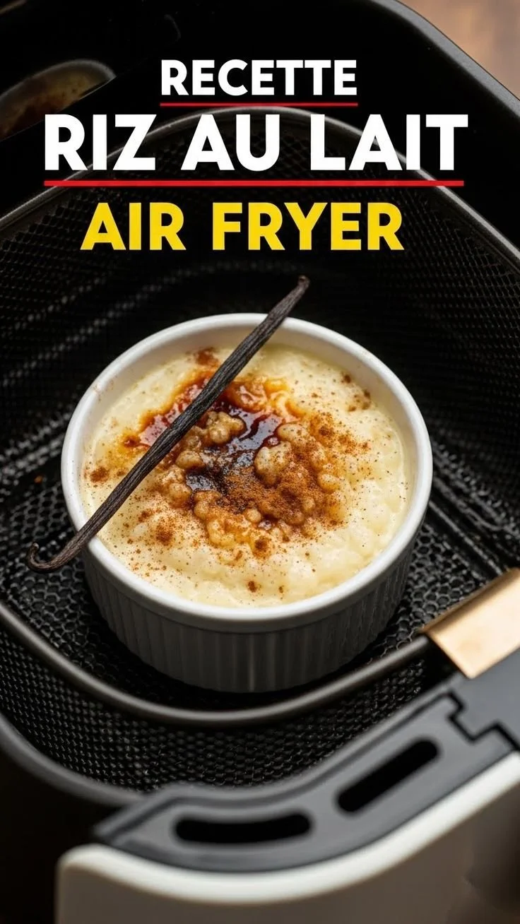 Recette de riz au lait cuit à l'Air Fryer - Dessert délicieusement onctueux