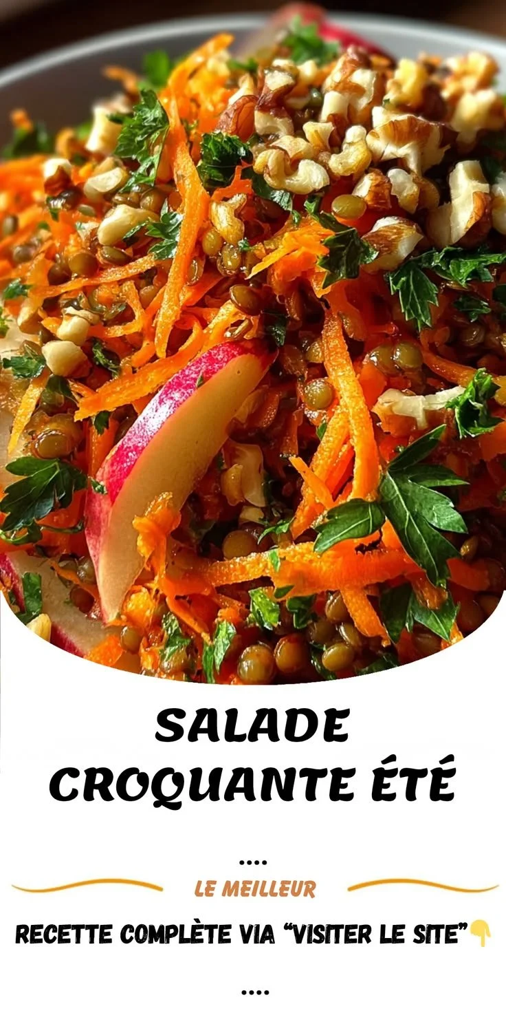 Assiette de salade croquante d'été avec légumes frais et herbes