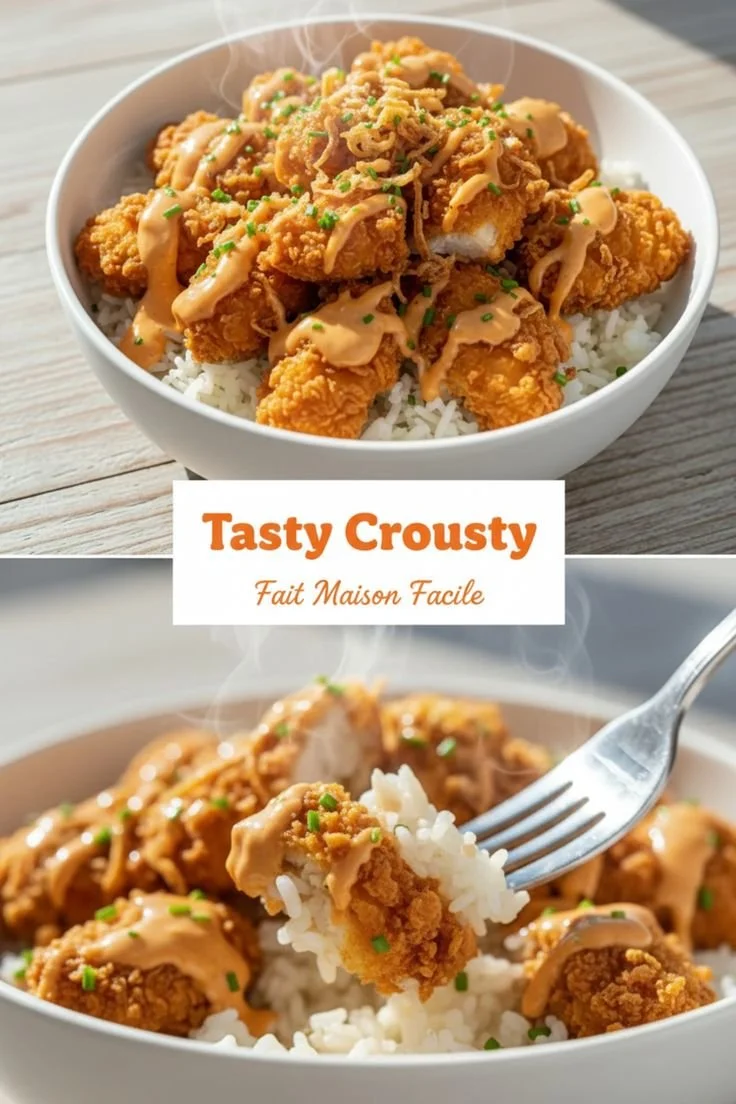 Bowl viral fast food Tasty Crousty Maison fait maison avec des ingrédients frais