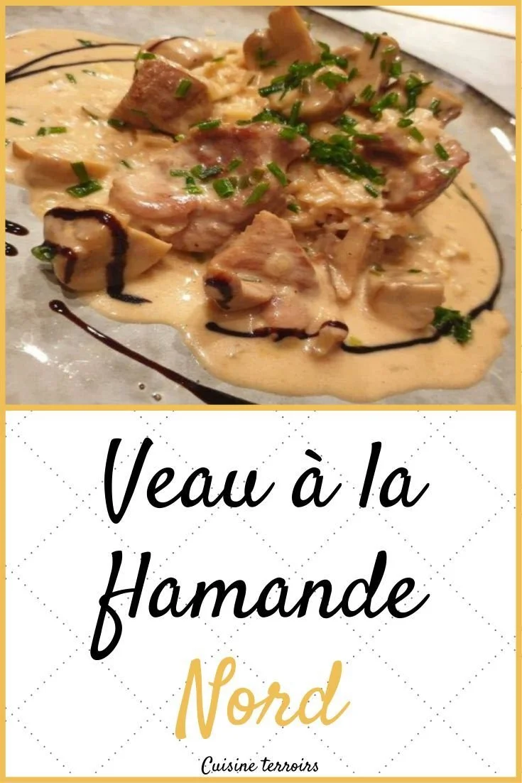 Assiette de veau à la flamande avec garniture de légumes
